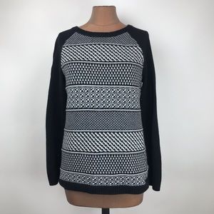 Talbots Nordic Pattern Wool Pullover Sweater